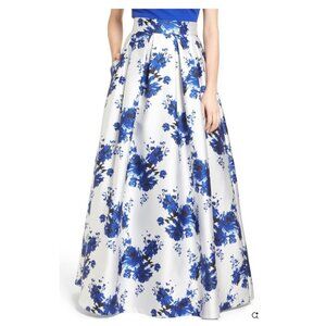Eliza J Floral Mikado Ball Skirt SZ 16